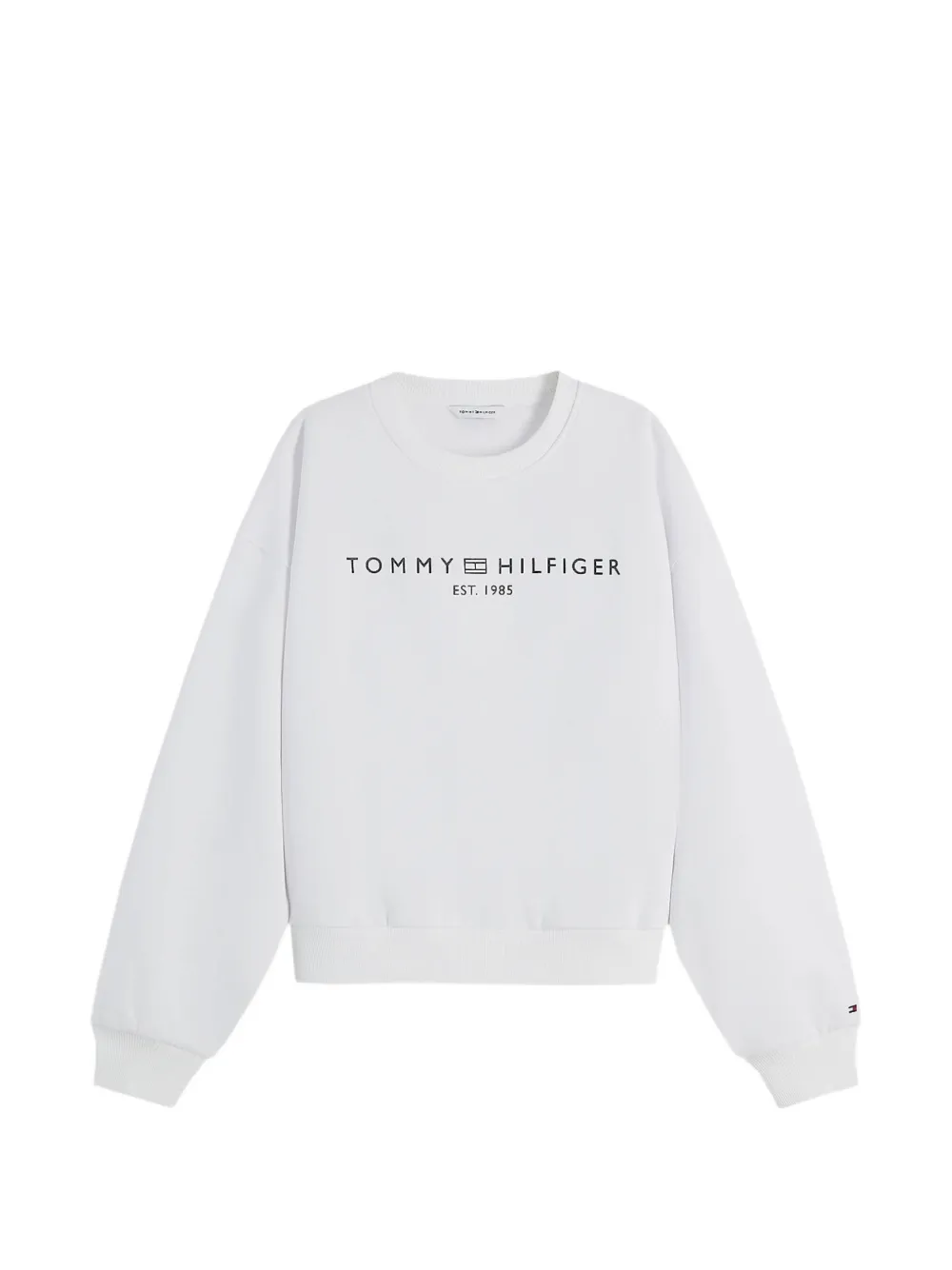 Tommy Hilfiger logo-print sweater - Bianco