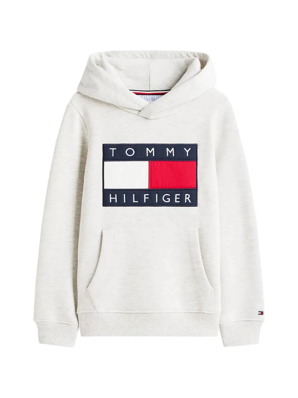 Tommy Hilfiger Junior Heritage Flag Badge hoodie Grijs
