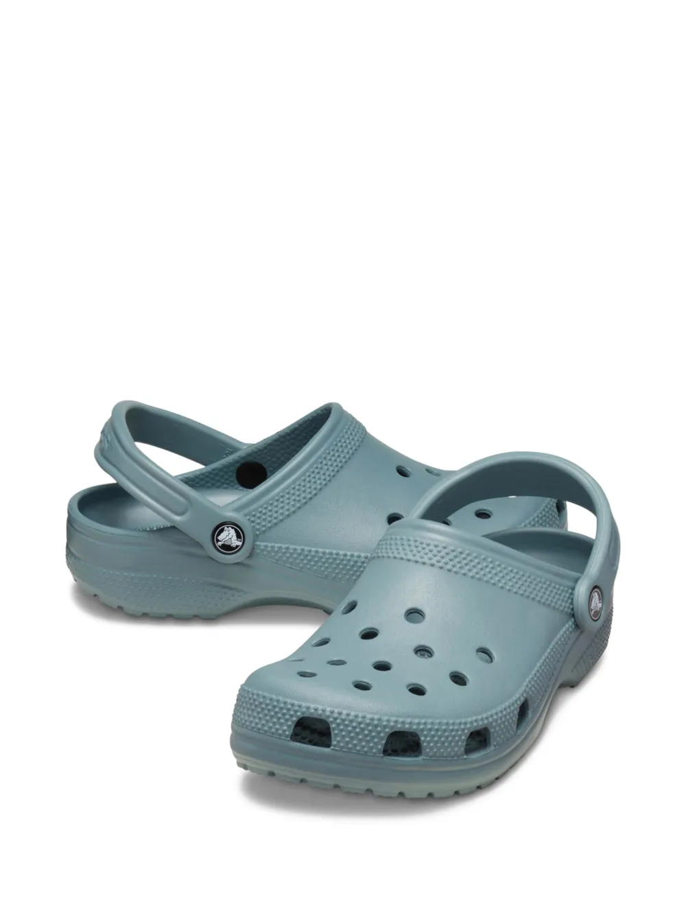 Crocs Slingback klompen met geperforeerd detail Blauw
