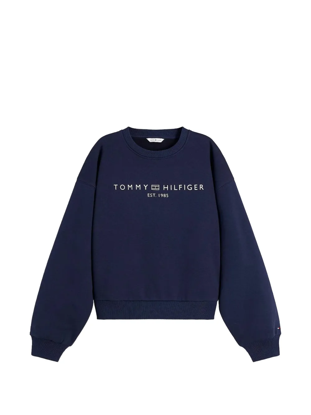 Tommy Hilfiger logo-print sweater - Blu