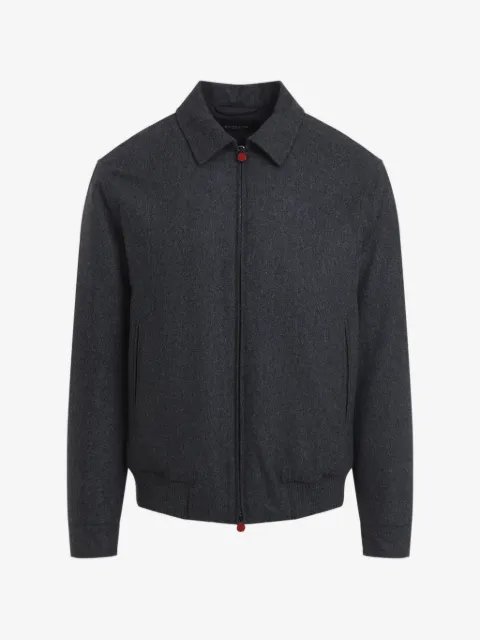 Kiton جاكيت صوف بسحاب