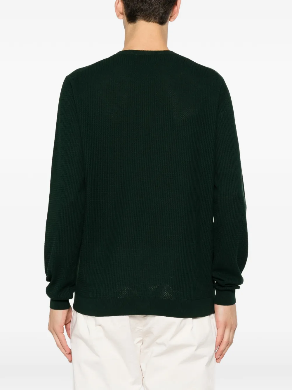 Zanone Trui met ronde hals Groen