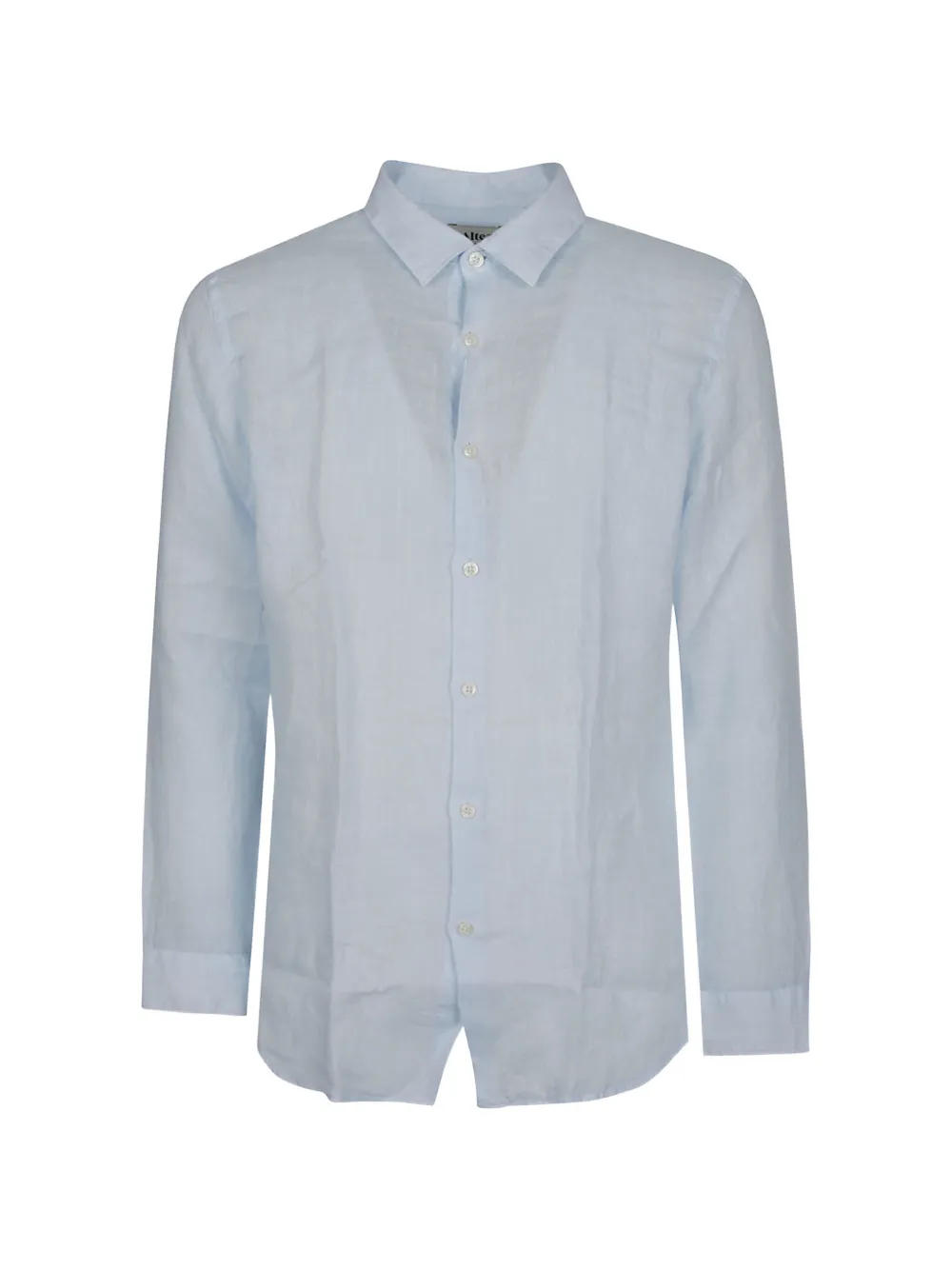 Altea linen long-sleeve shirt - Blu