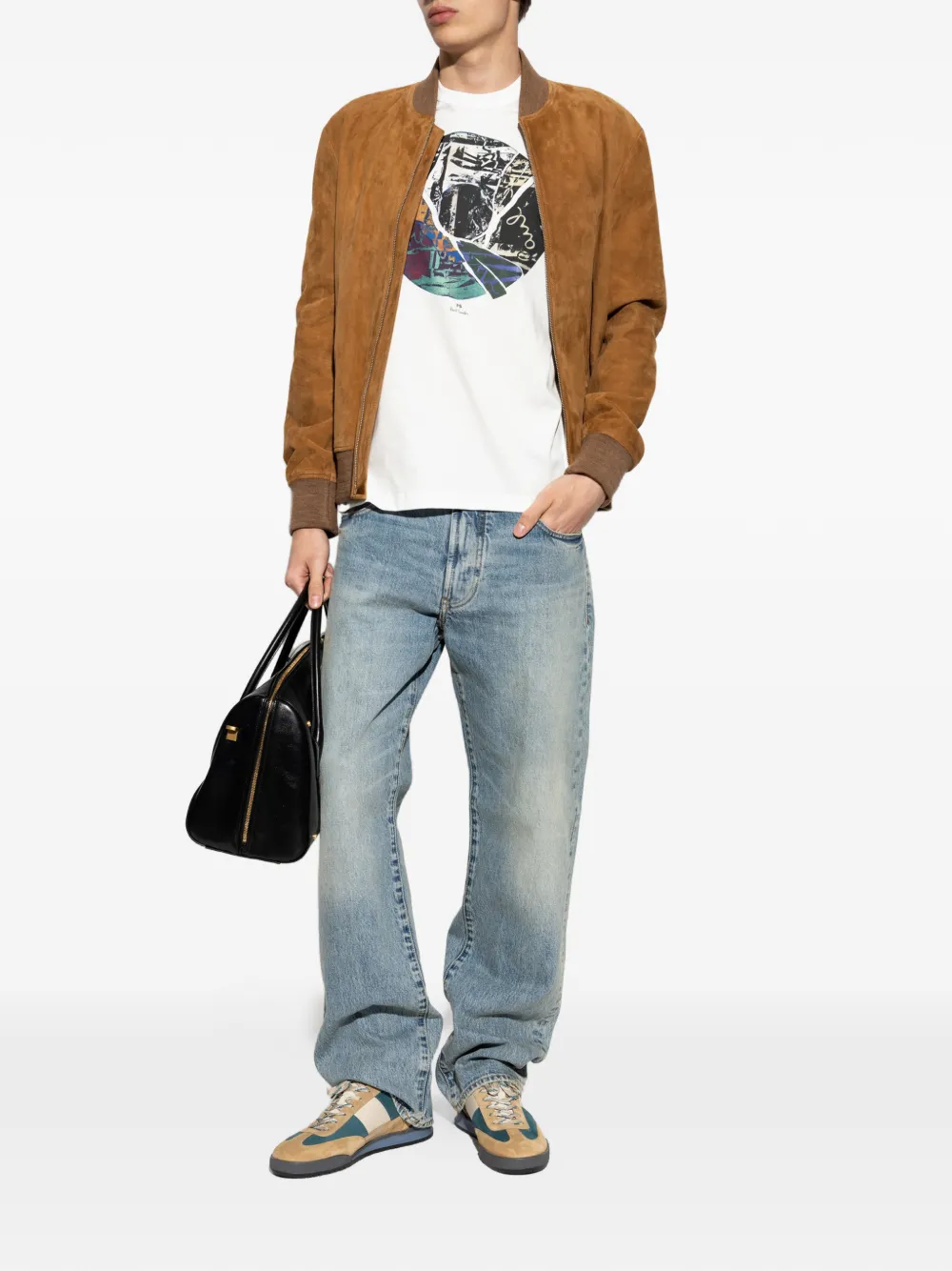 PS Paul Smith T-shirt met grafische print Wit