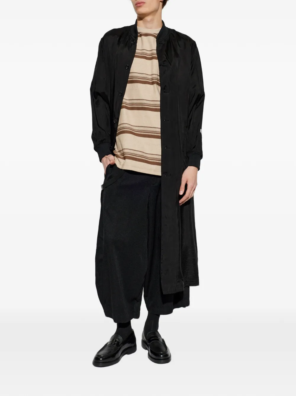 Comme des Garçons Homme T-shirt met borstzak Beige
