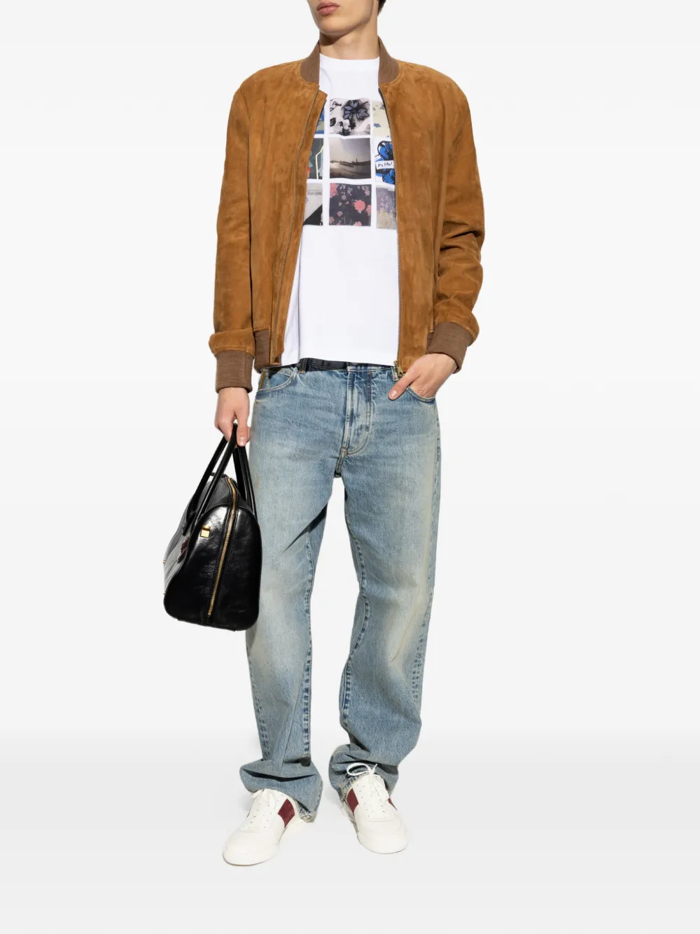 PS Paul Smith T-shirt met grafische print Wit