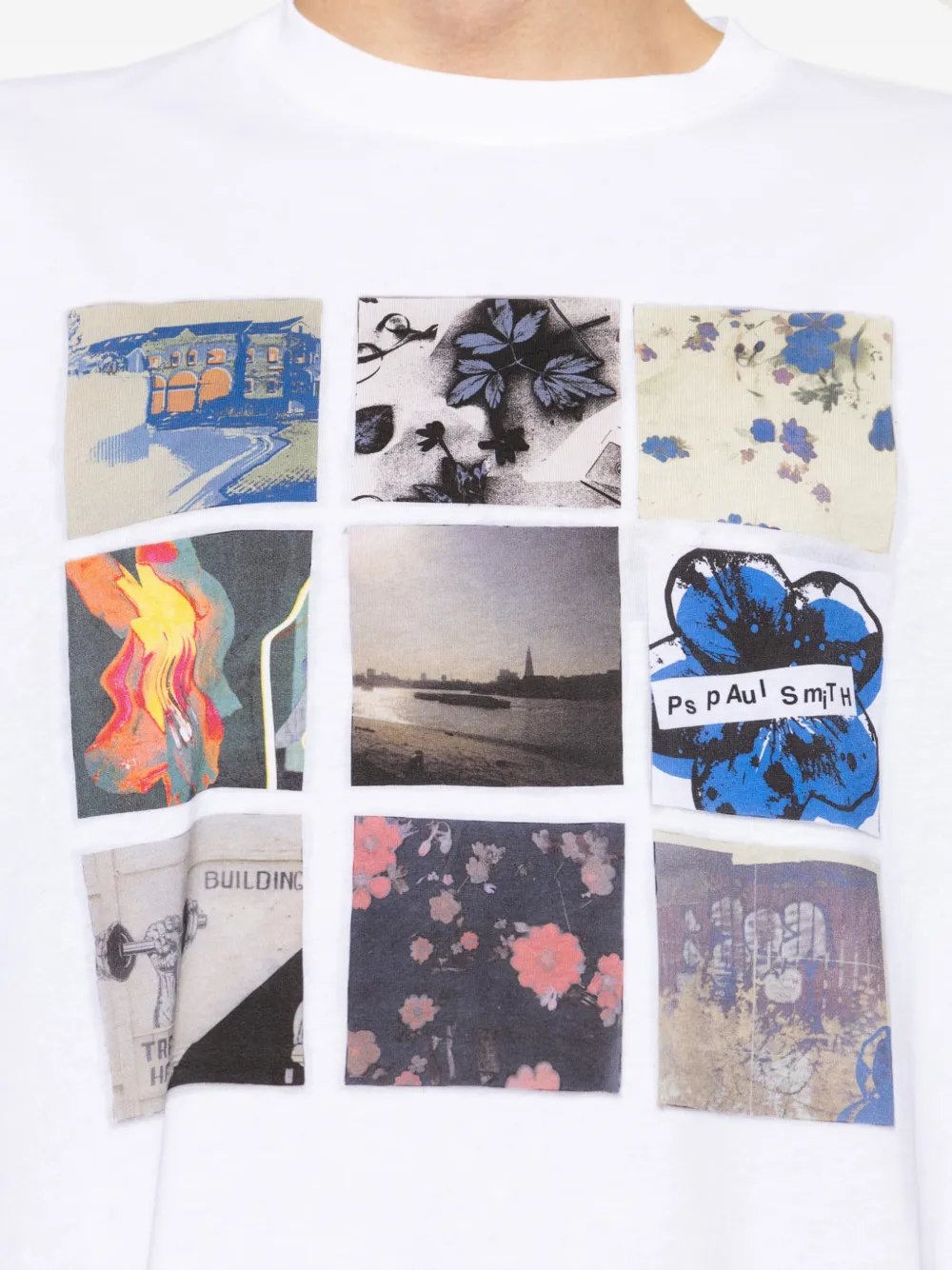 PS Paul Smith T-shirt met grafische print Wit