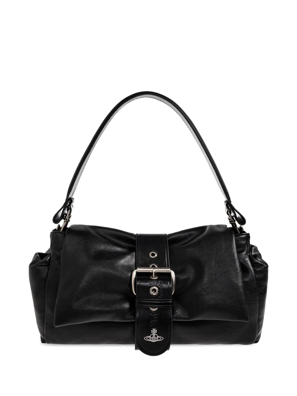 Vivienne Westwood Borsa a spalla Hazel Treasure con fibbia - Nero