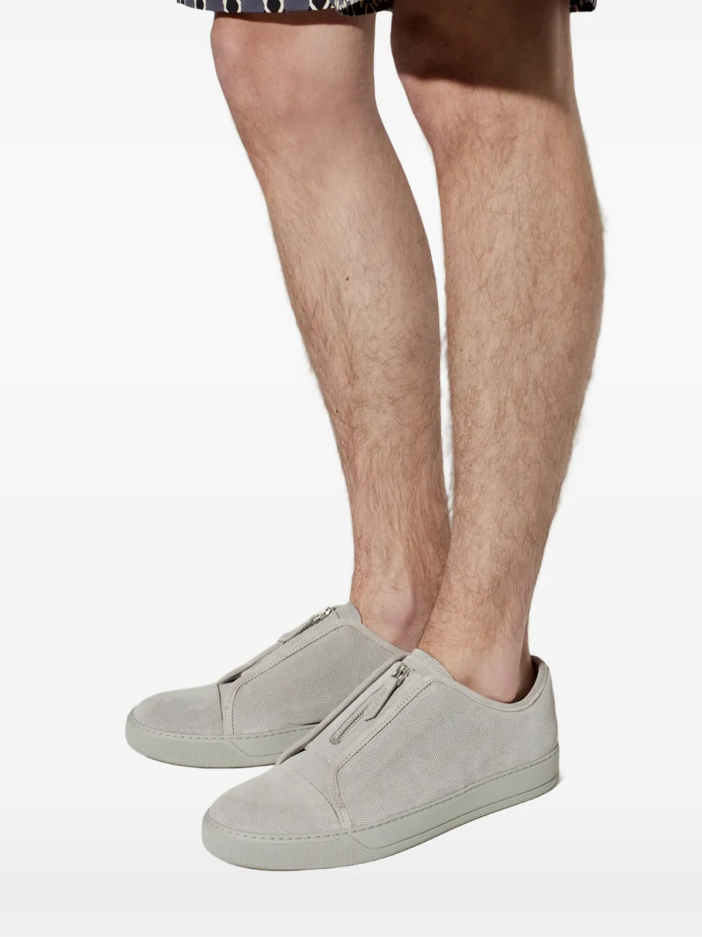 Lanvin BB1 low-top sneakers met ritssluiting Grijs