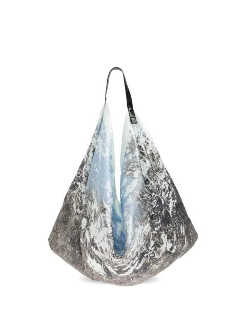 SAMSOE SAMSOE Saelli landscape-print silk shoulder bag