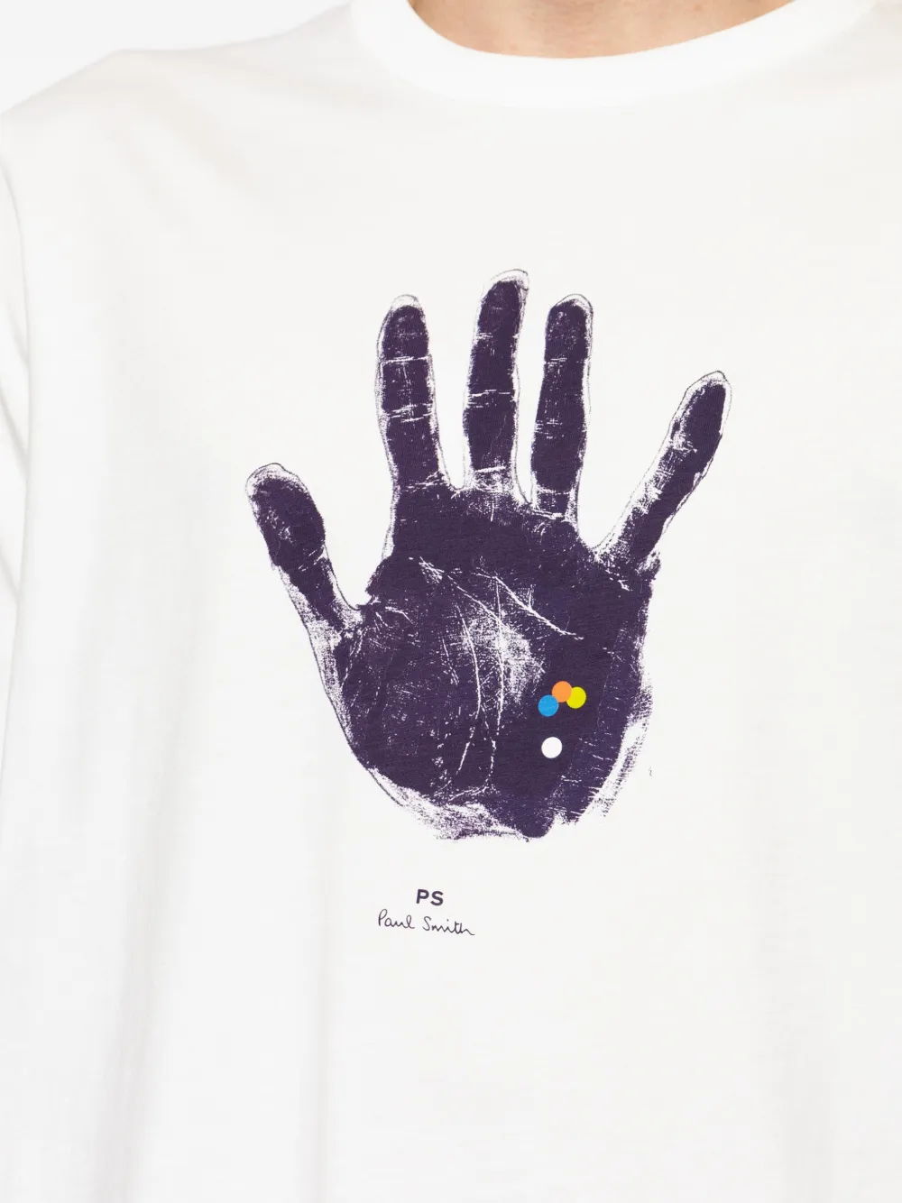 PS Paul Smith T-shirt met print Wit