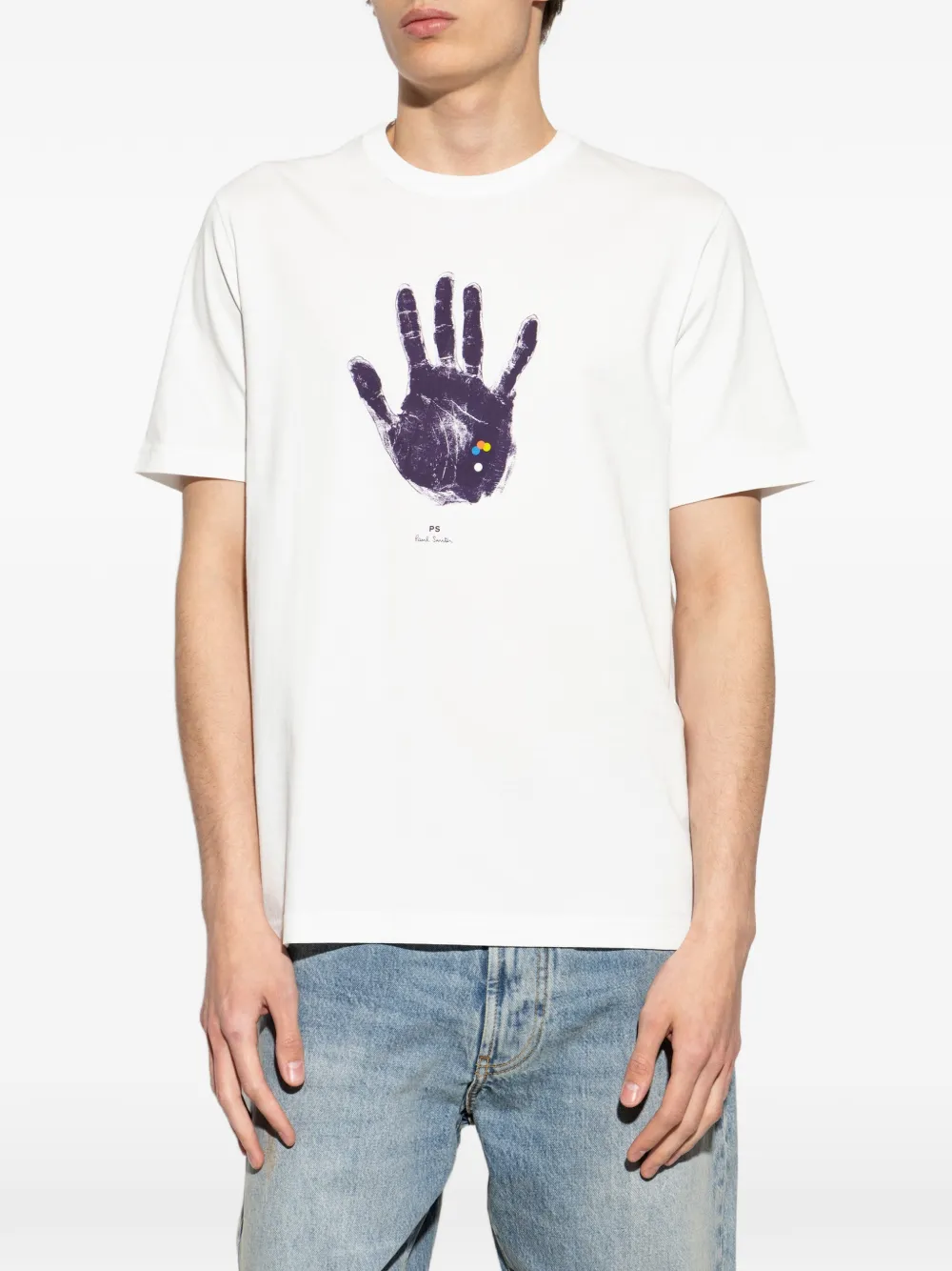 PS Paul Smith T-shirt met print Wit