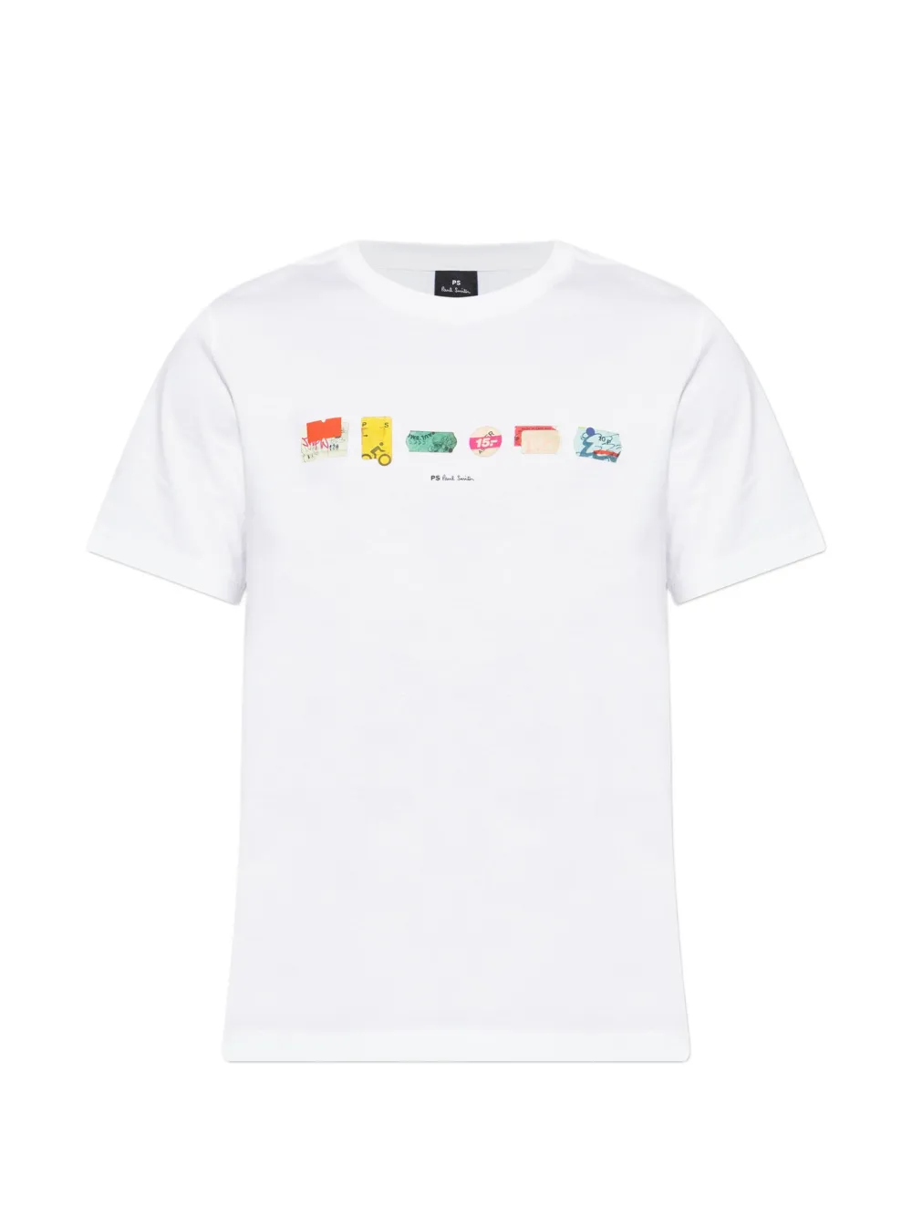 PS Paul Smith Stickers graphic-print T-shirt - Weiß