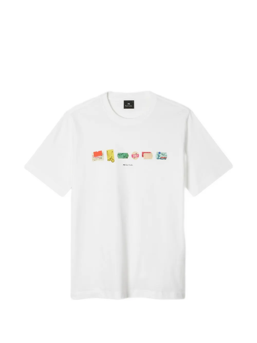 PS Paul Smith Stickers graphic-print T-shirt - Weiß