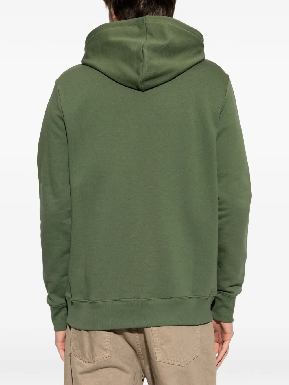 PS Paul Smith Hoodie met zebrapatch Groen