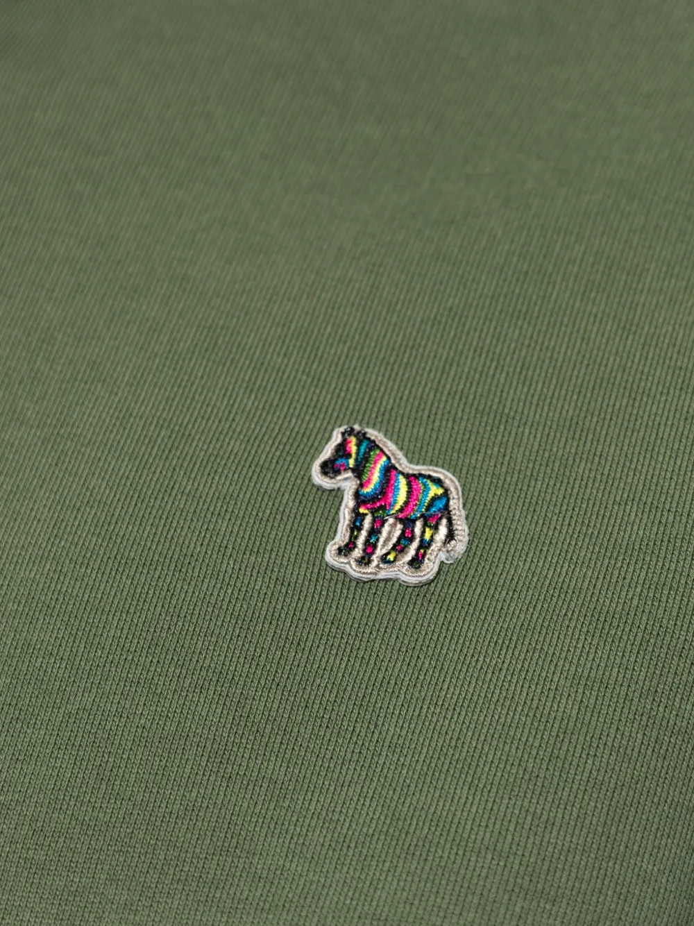 PS Paul Smith Hoodie met zebrapatch Groen