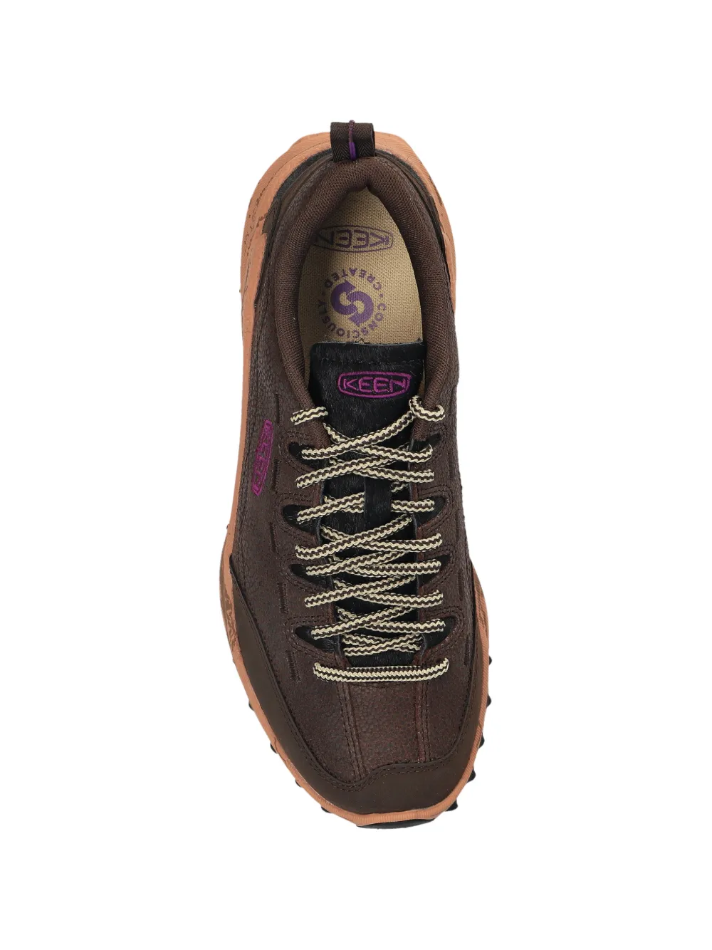 KEEN FOOTWEAR Jasper Zionic leather low-top sneakers Bruin