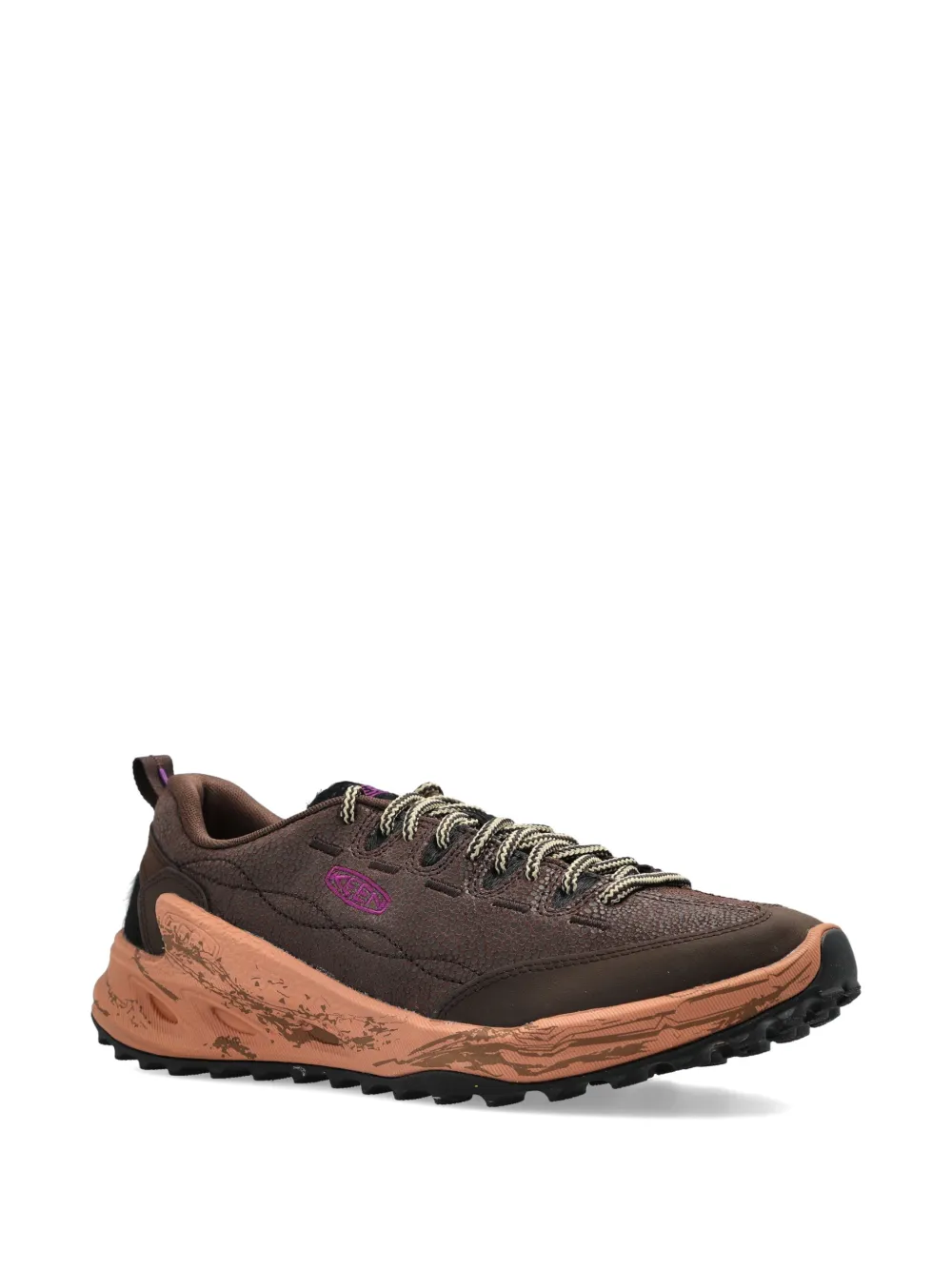 KEEN FOOTWEAR Jasper Zionic leather low-top sneakers Bruin