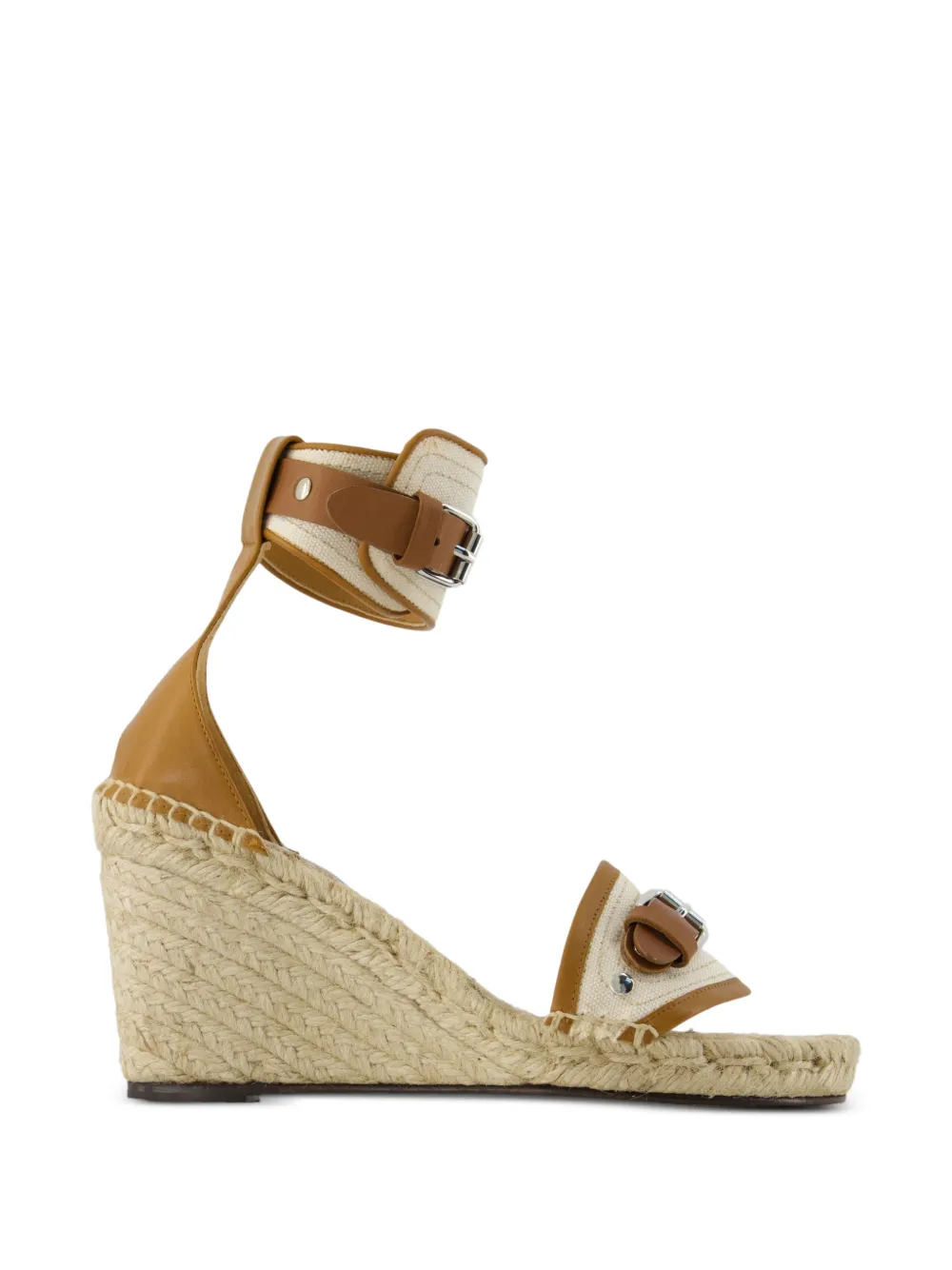 ISABEL MARANT Oliha buckle-strap espadrilles Beige