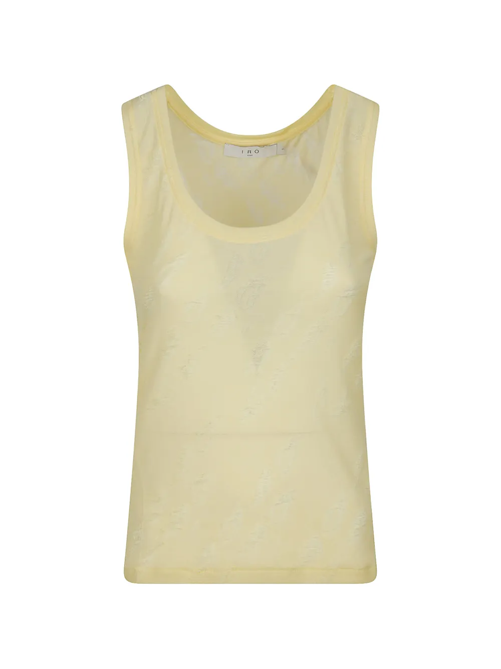 IRO distressed-effect tank top - Giallo