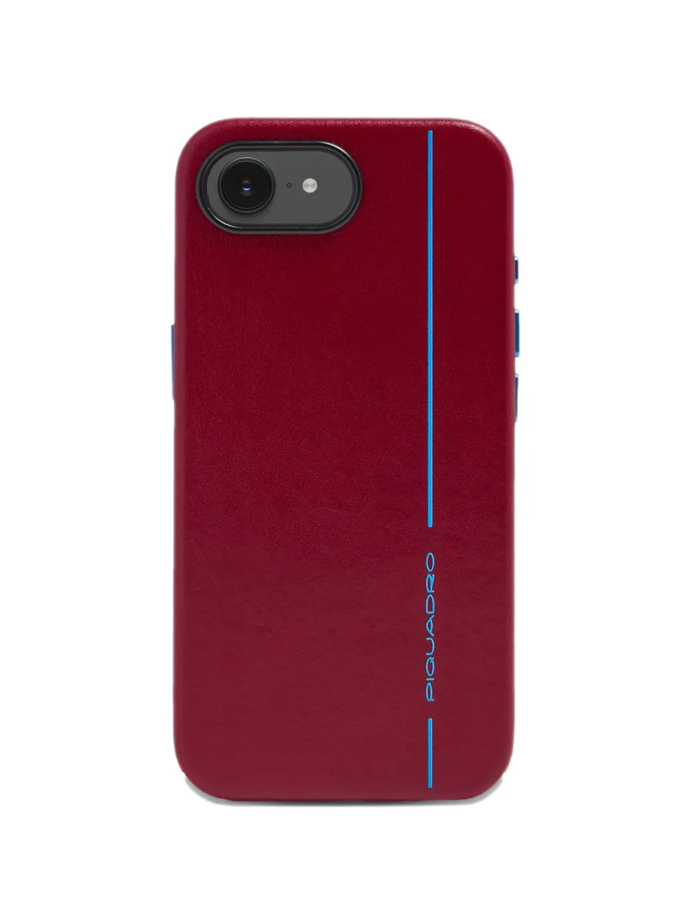 PIQUADRO MagSafe leather phone cover - Rosso