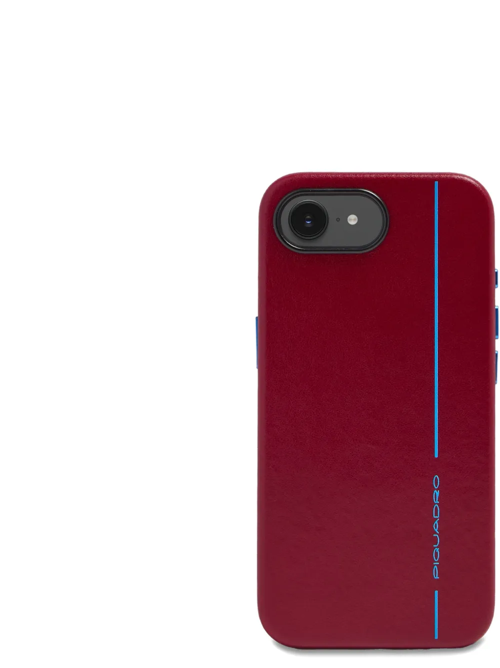 PIQUADRO MagSafe leren telefoonhoes Rood