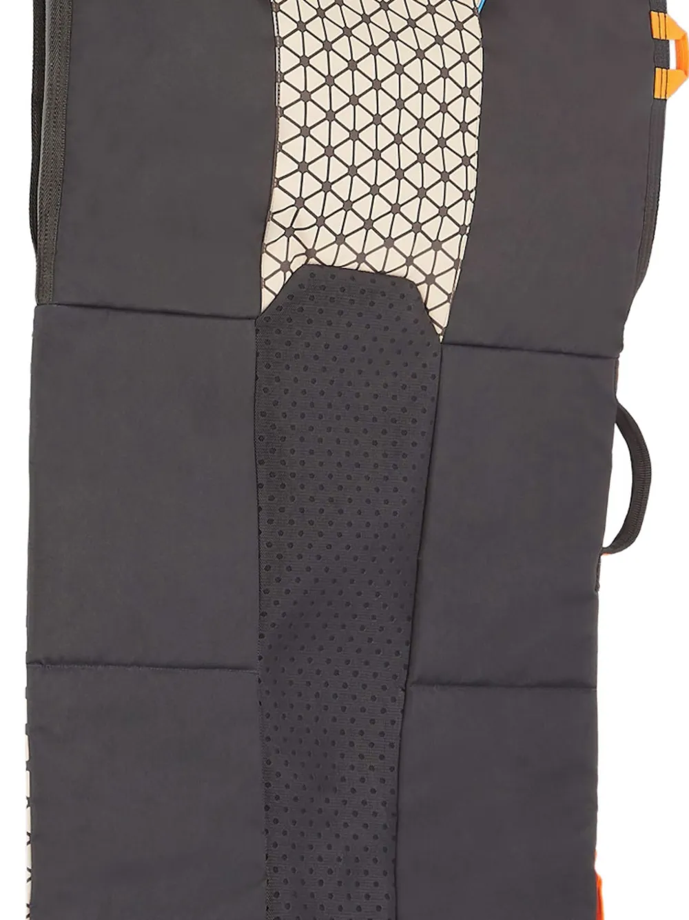 PIQUADRO Expansion surfboard tas met zeshoekige print Beige