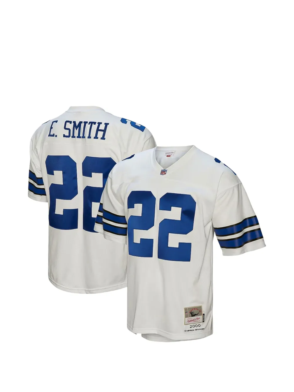 Mitchell & Ness Dallas Cowboys 2000 Emmitt Smith T-shirt Wit