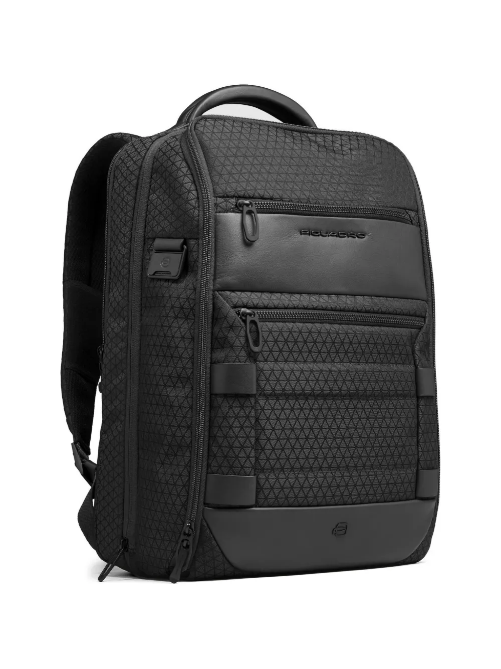 PIQUADRO Modular 2-in-1 rugzak Zwart