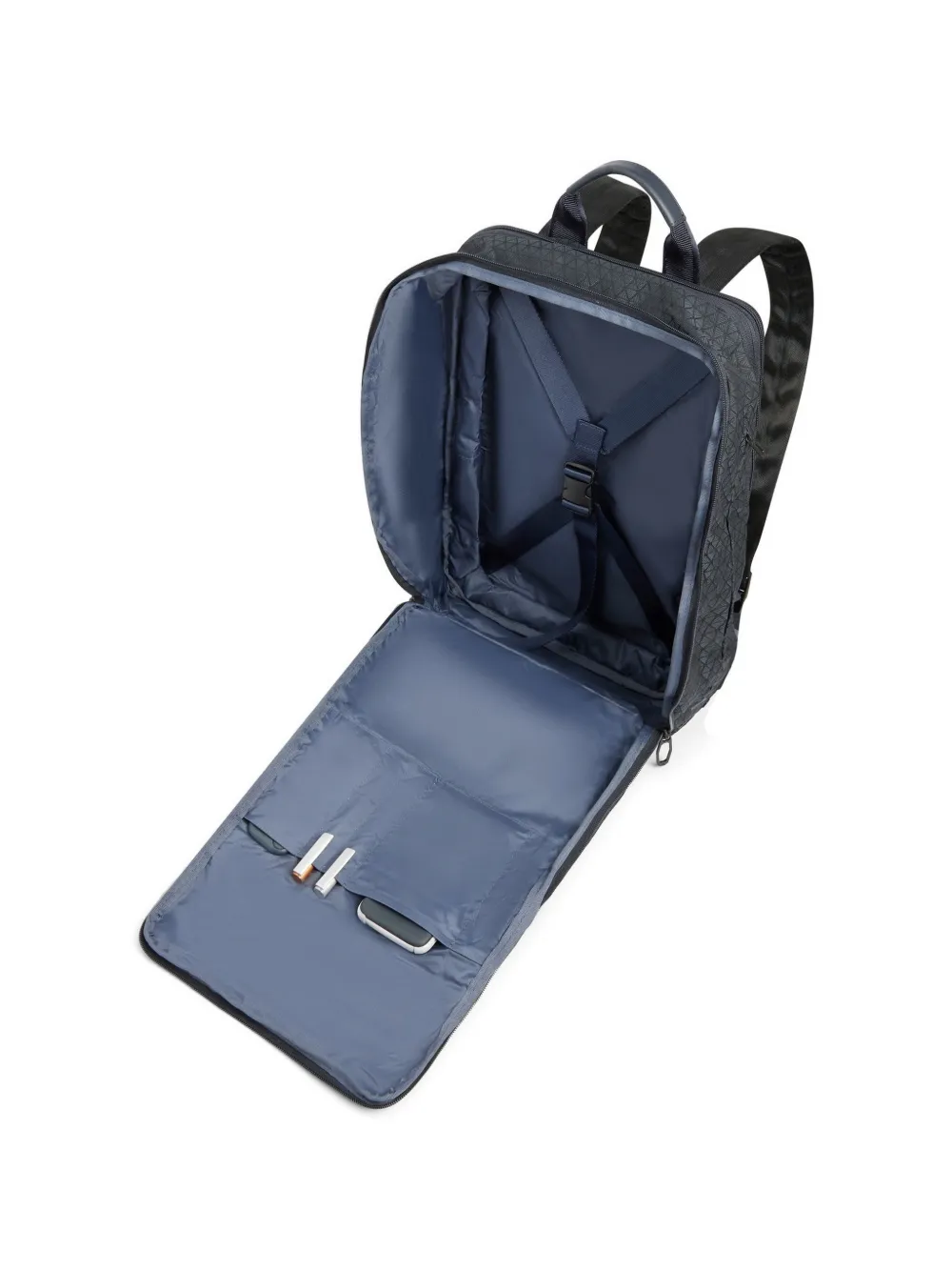 PIQUADRO Opvouwbare uitbreidbare rugzak Blauw