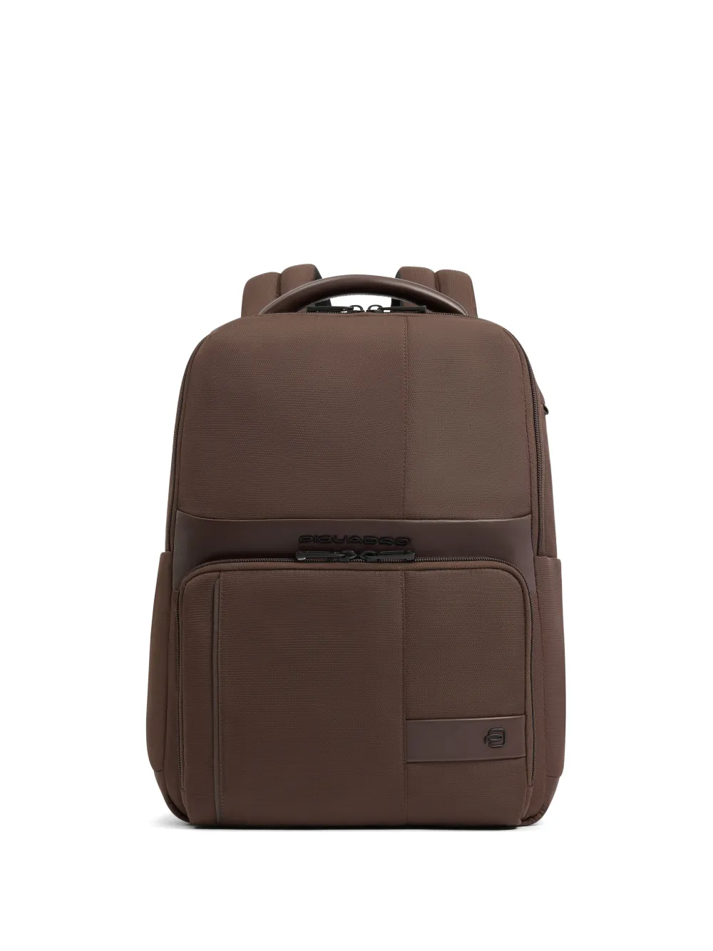 PIQUADRO shock-absorbing laptop backpack - Marrone