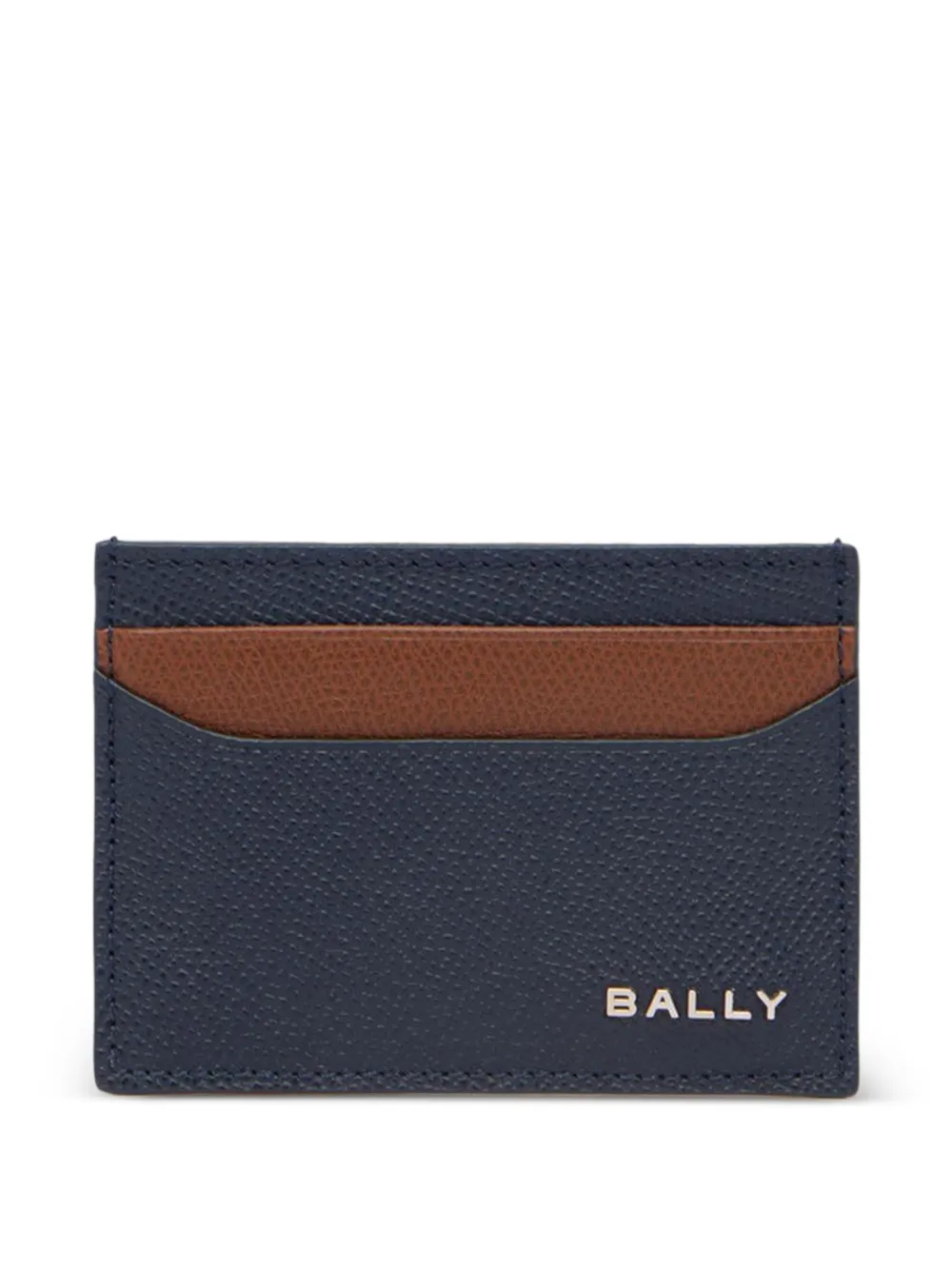 Bally logo-plaque Essential card holder - Blu