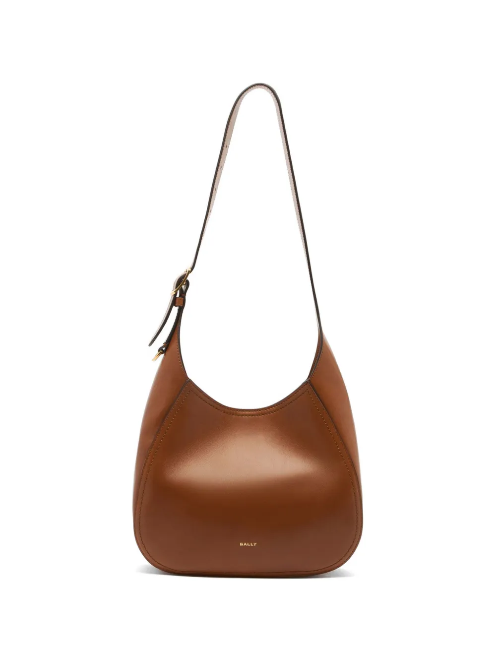Bally Althea leather shoulder bag - Braun