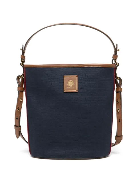Bally Edelbliss logo-patch bucket bag