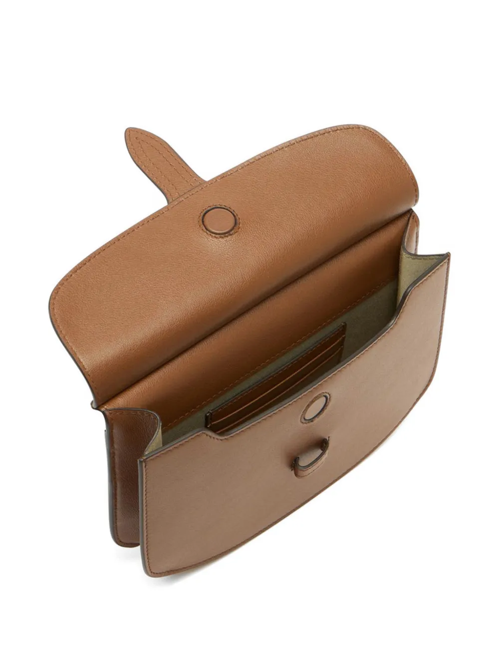 Bally Beckett leren mini-tas Bruin