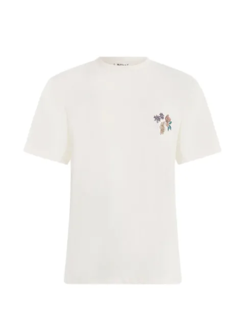 Bally floral-embroidered T-shirt