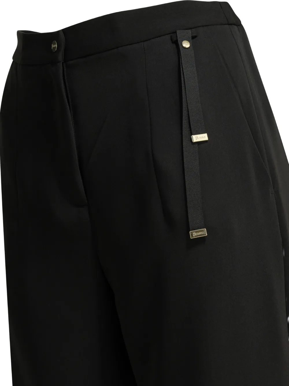 Herno Straight broek Zwart