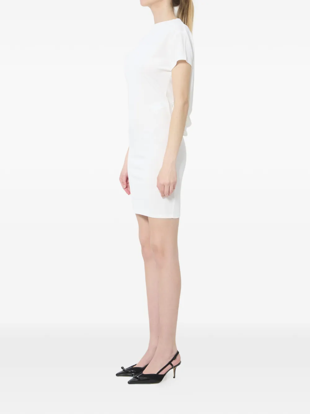 Jacquemus The Mistral mini-jurk met open achterkant Wit