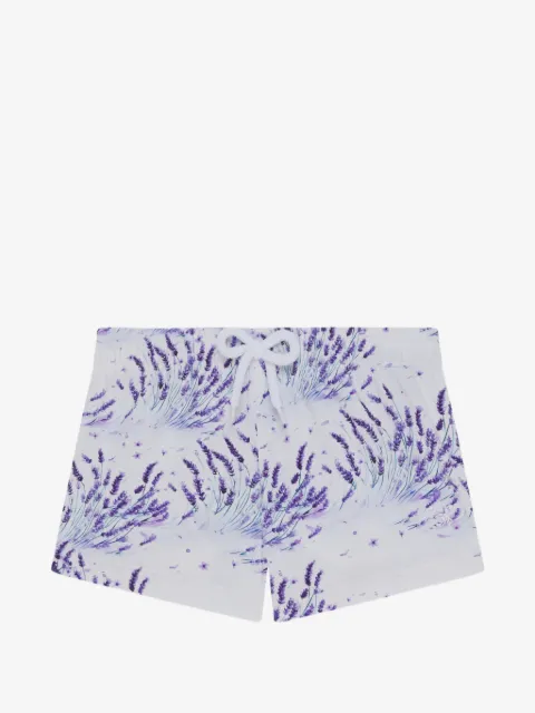 Vilebrequin Kids lavender-print swim shorts