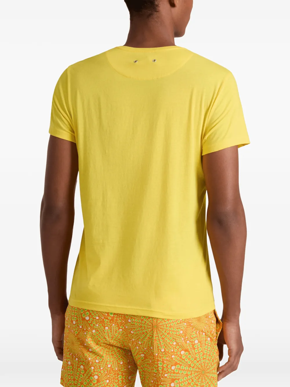 Vilebrequin T-shirt met grafische print Geel