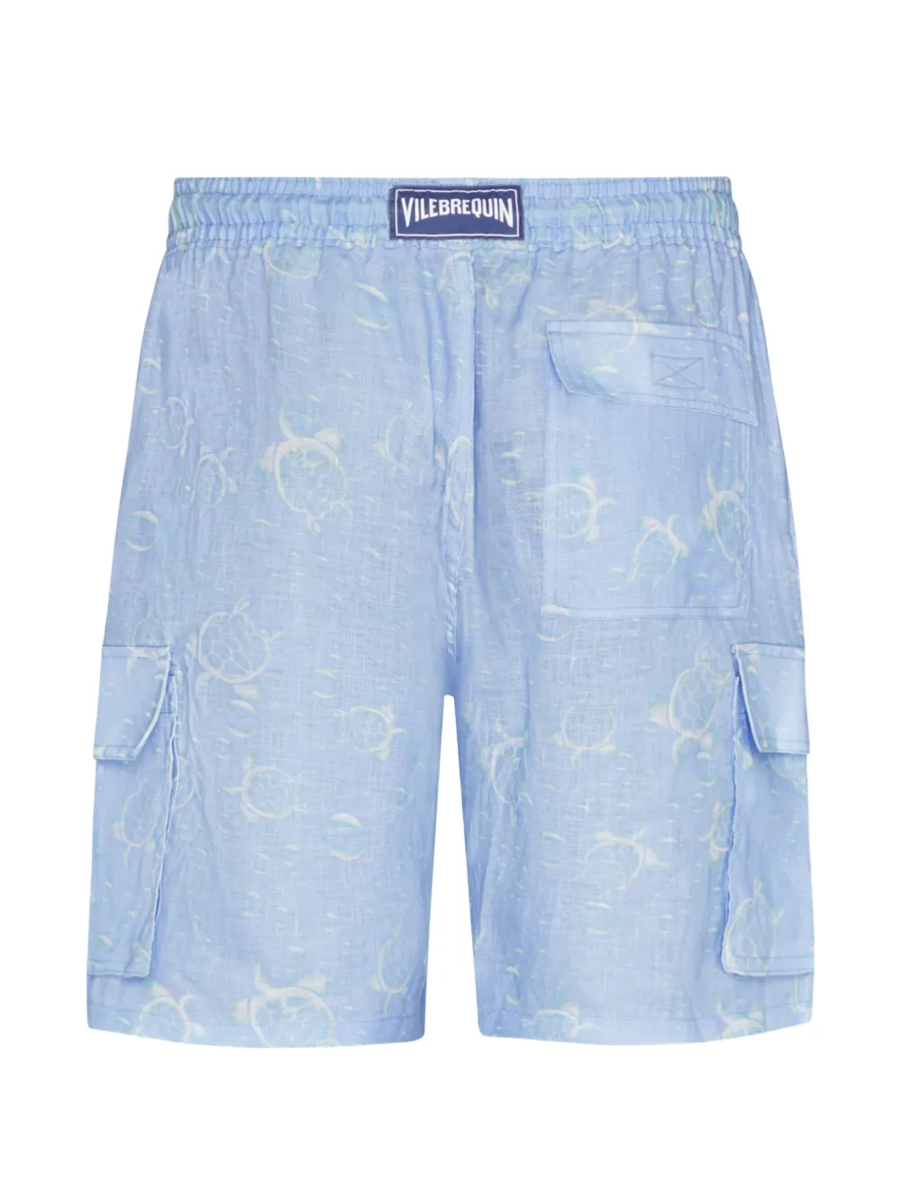 Vilebrequin Zwembroek met schildpadprint Blauw