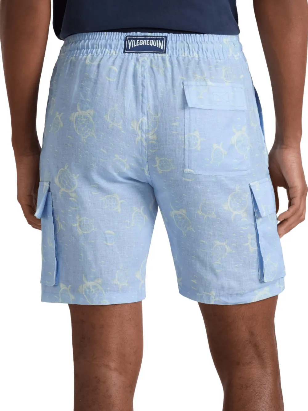 Vilebrequin Zwembroek met schildpadprint Blauw