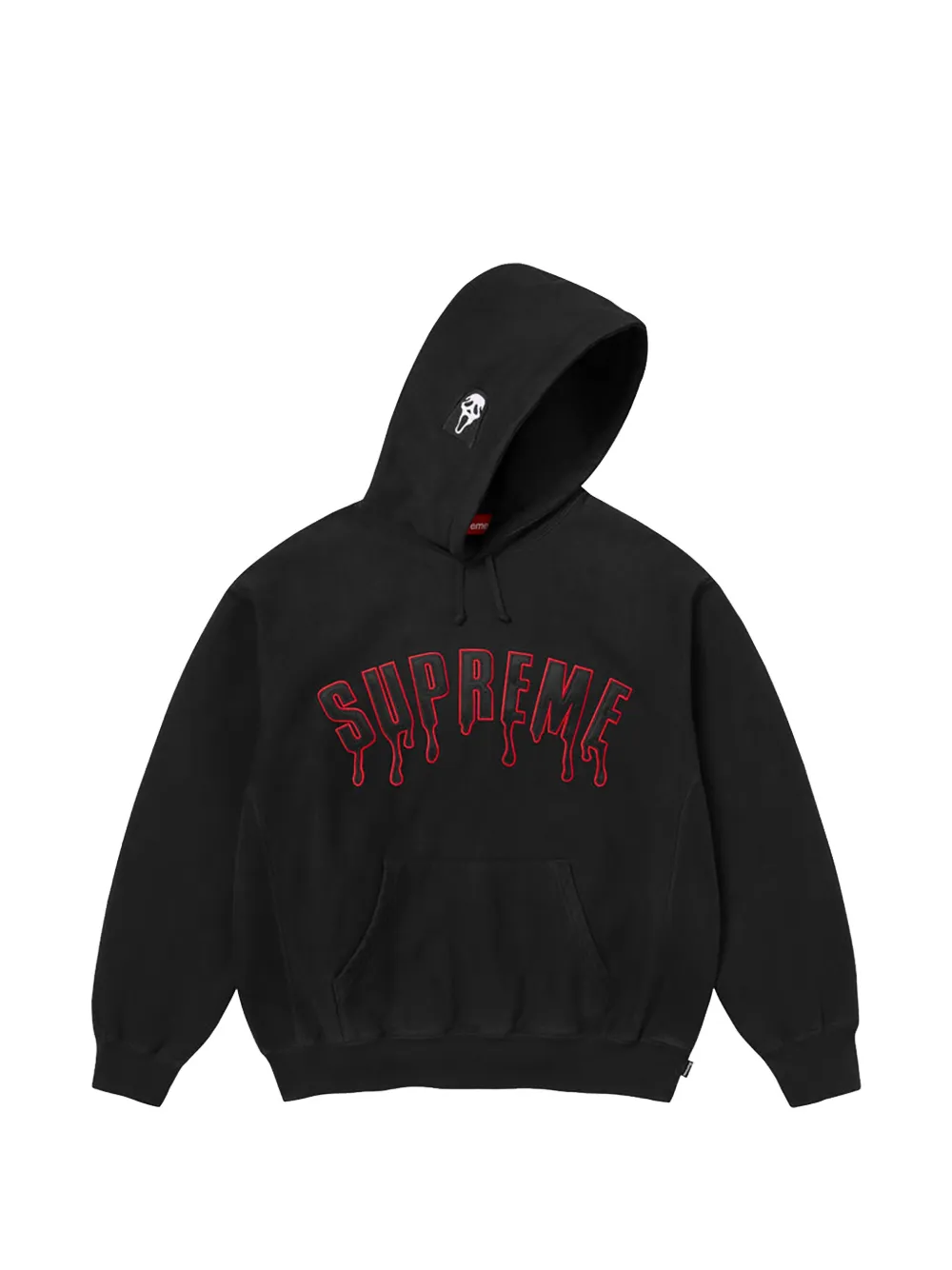 Supreme Ghostface® Arc long-sleeves hoodie - Nero