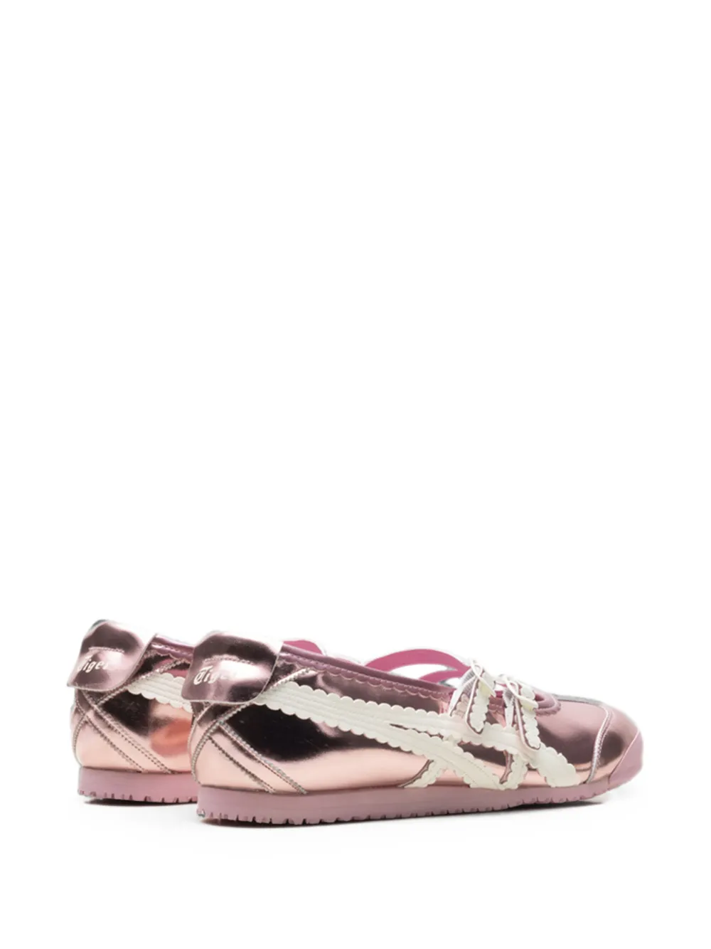 Onitsuka Tiger Mexico 66 metallic-effect sneakers Roze