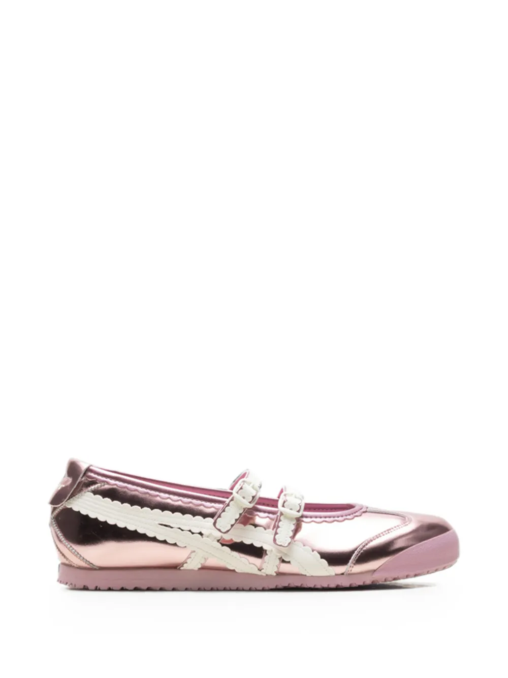 Onitsuka Tiger Mexico 66 metallic-effect sneakers - Rosa