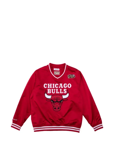 Mitchell & Ness satin v-neck sweatshirt