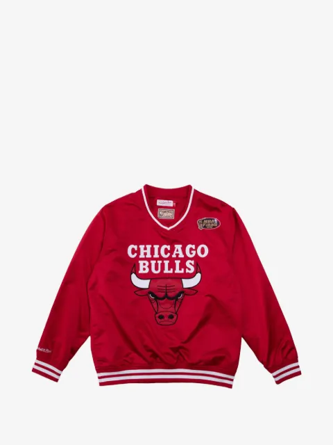 Mitchell & Ness سويت شيرت ساتان برقبة V