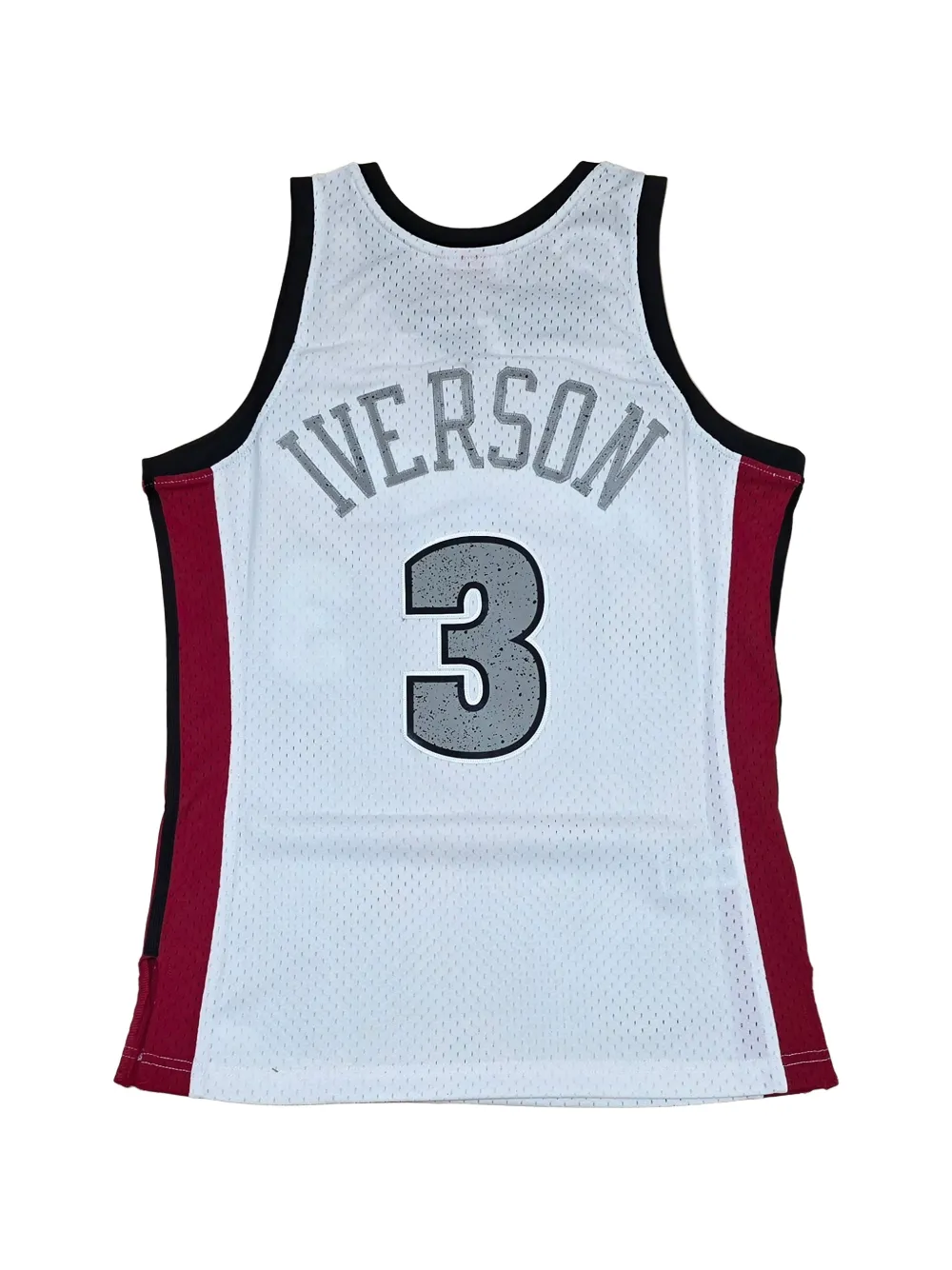 Mitchell & Ness Cracked Cement Swingman "Nuggets 2006 Allen Iverson" tank top Wit