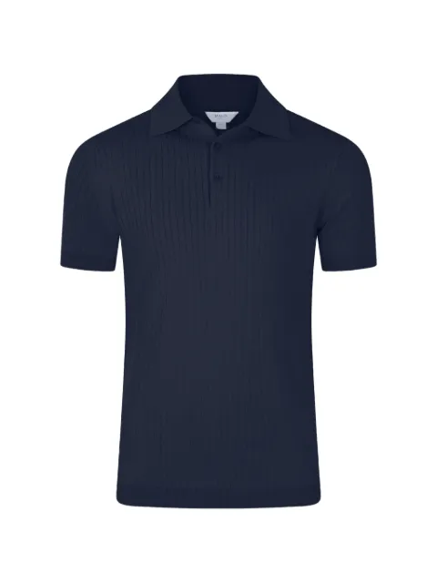 Malo ribbed-knit polo shirt