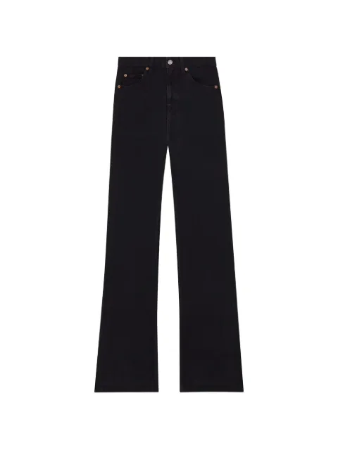 Saint Laurent jeans acampanados con cinco bolsillos